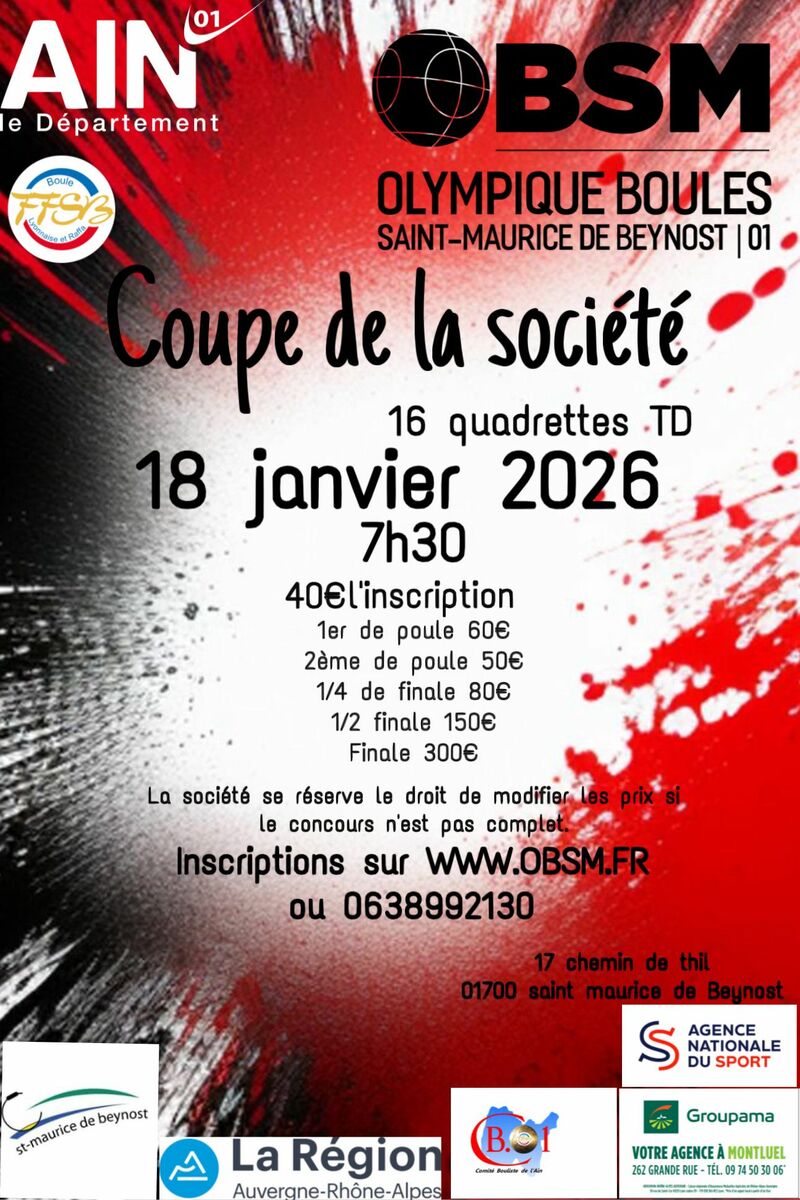 coupe de la société 16q TD