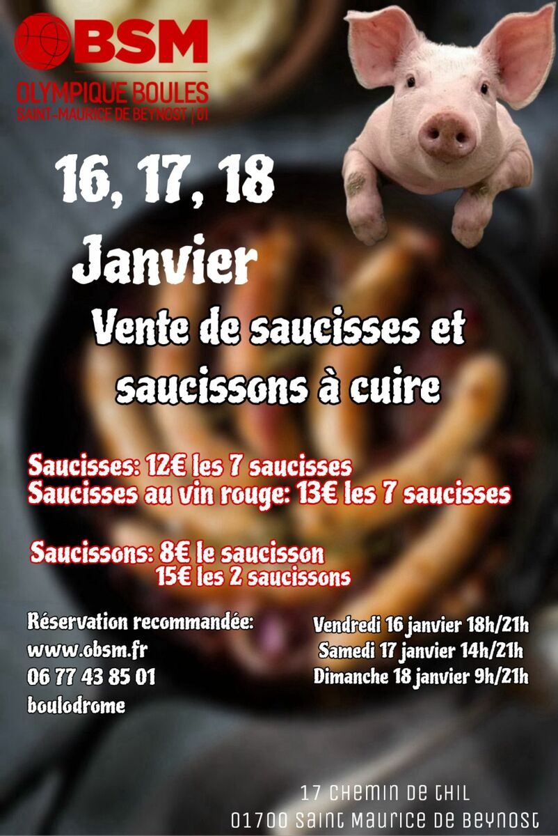 Vente de saucisson