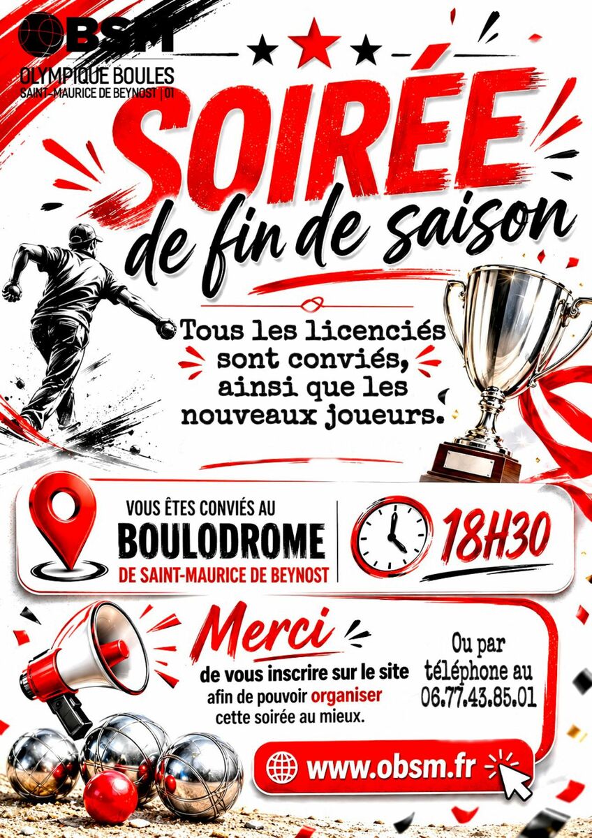 Soirée de fin de saison