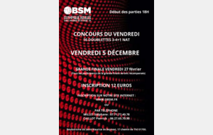 4 ème concours du vendredi
