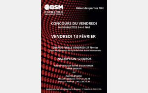 8 ème concours du vendredi 