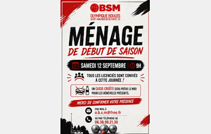 Préparation de la saison
