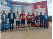 Vice champions de France en double  mixte